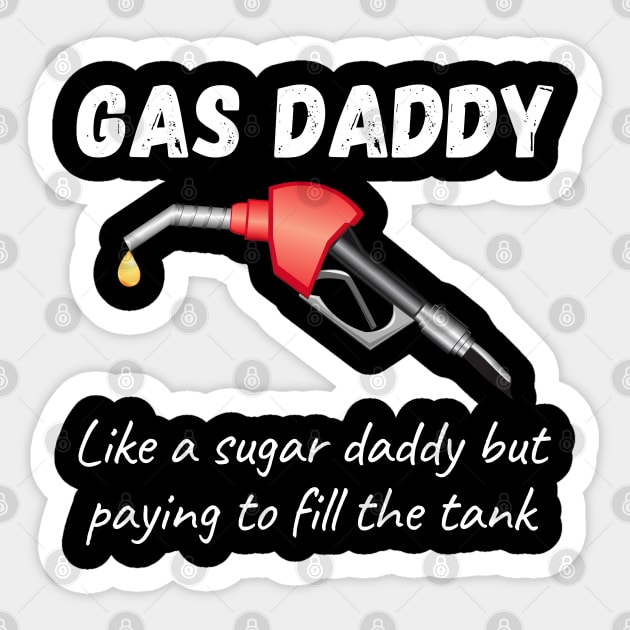 gas daddy Sticker by aspanguji